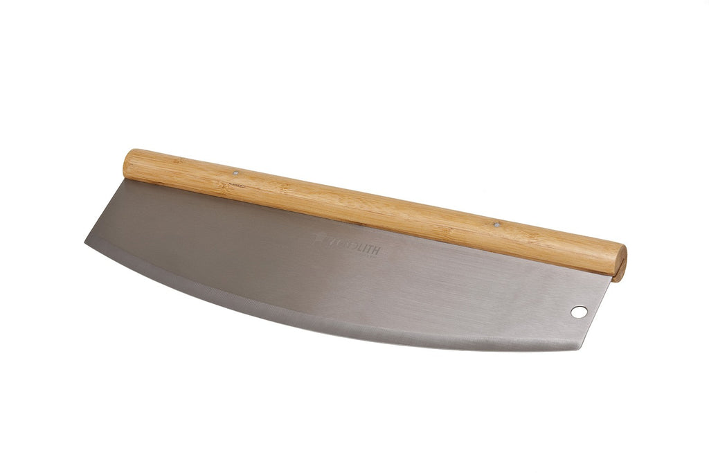 Pizzaskjærer rustfritt stål 35 cm - Monolith bakside