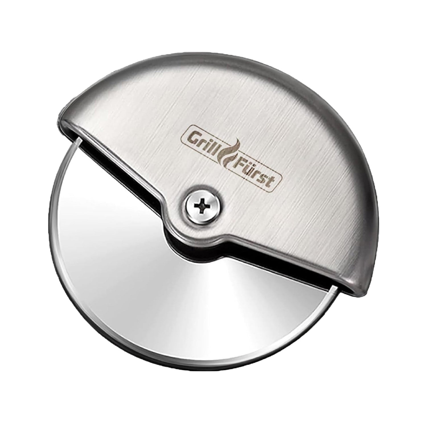 Pizzaskjærer rustfritt stål Ø 8 cm - Grillfürst forfra