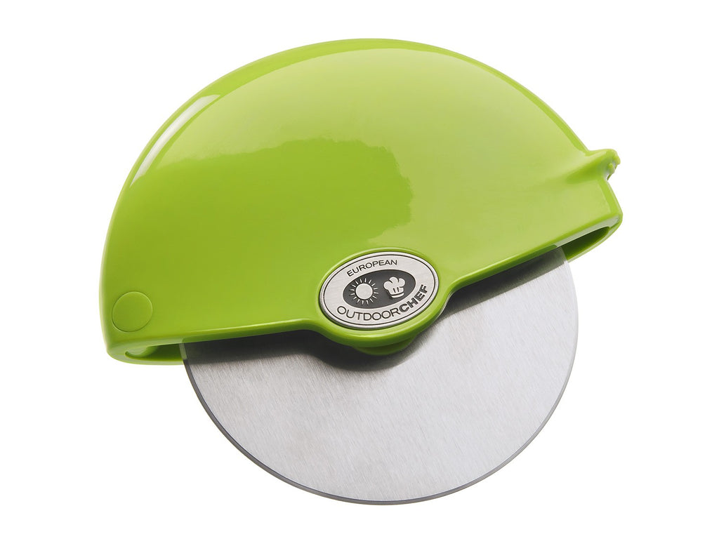 Pizzaskjærer XL rustfritt stål 10 cm - Outdoorchef forfra