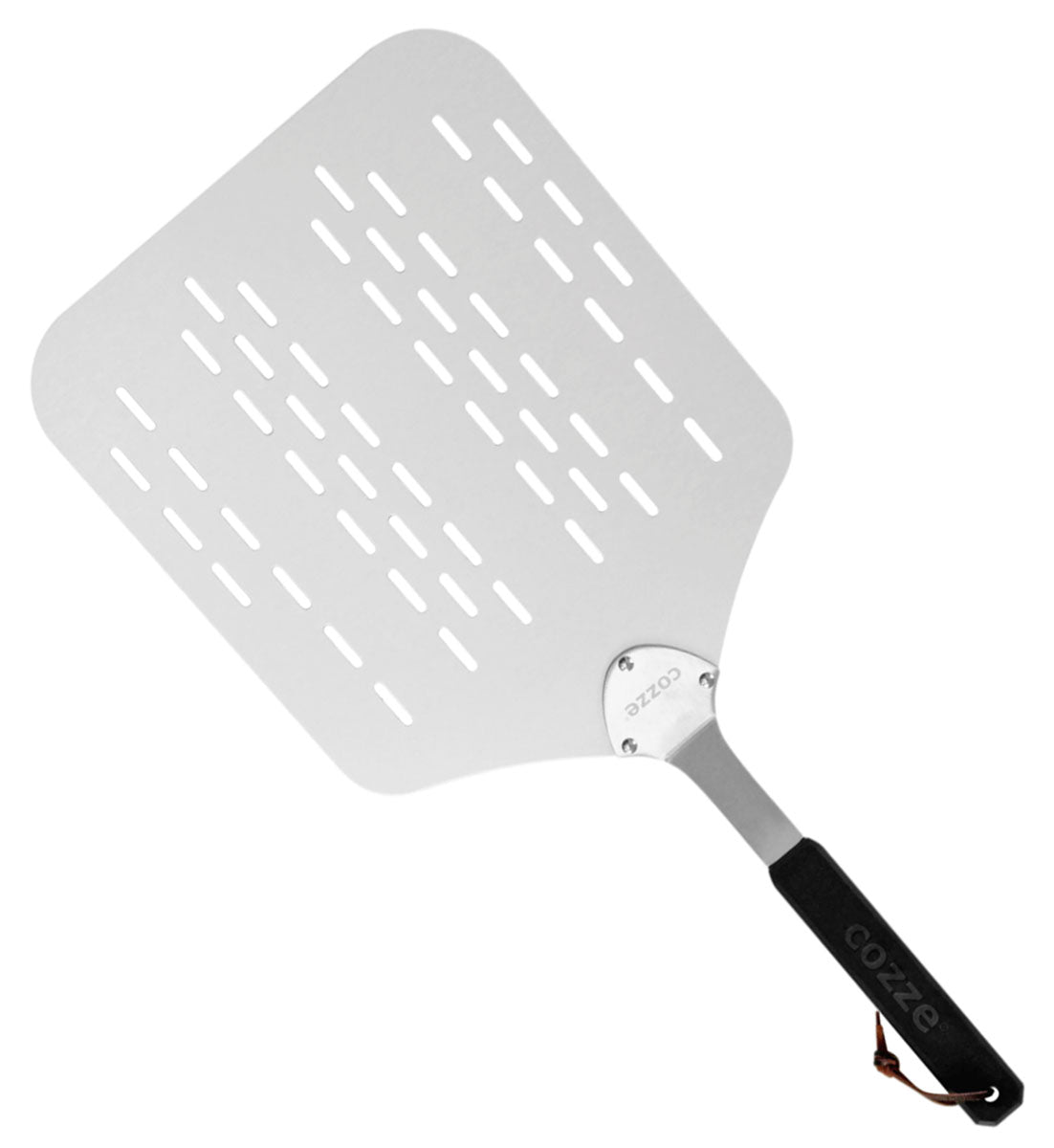 Pizzaspade 28x28 cm perforert aluminium - Cozze for enkel pizzahåndtering