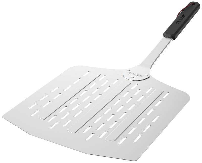 Pizzaspade 30x30 cm perforert aluminium for 13" ovn - Cozze forfra