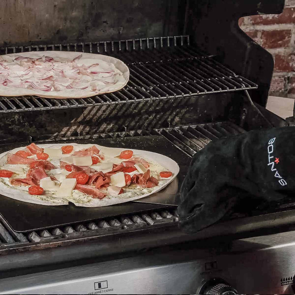 Pizzaspade rustfritt stål - SANTOS bakside