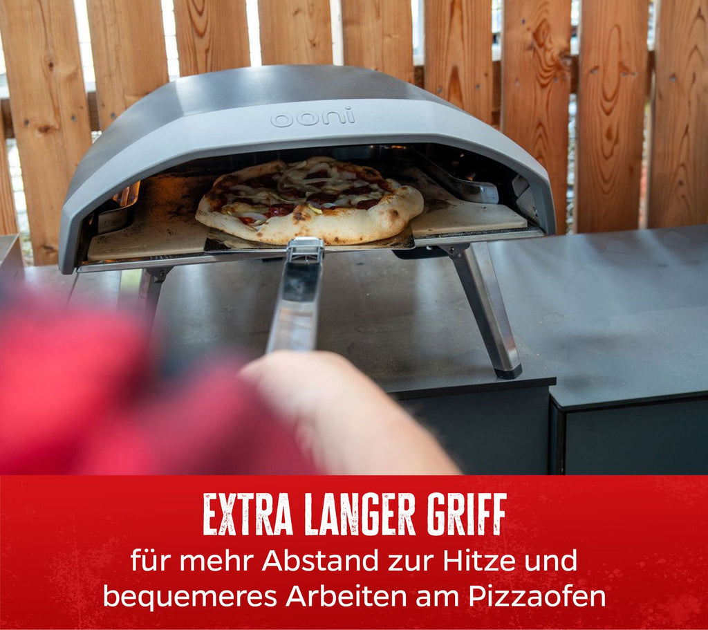 Sammenleggbar funksjon på Pizzaspade XXL rustfritt stål sammenleggbar 83 cm