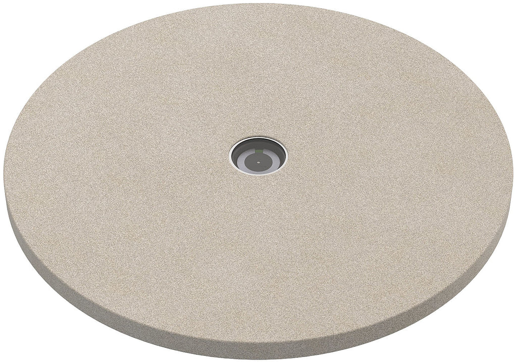 Pizzastein Ø 32 cm med temperaturindikator cordierit - Outdoorchef forfra
