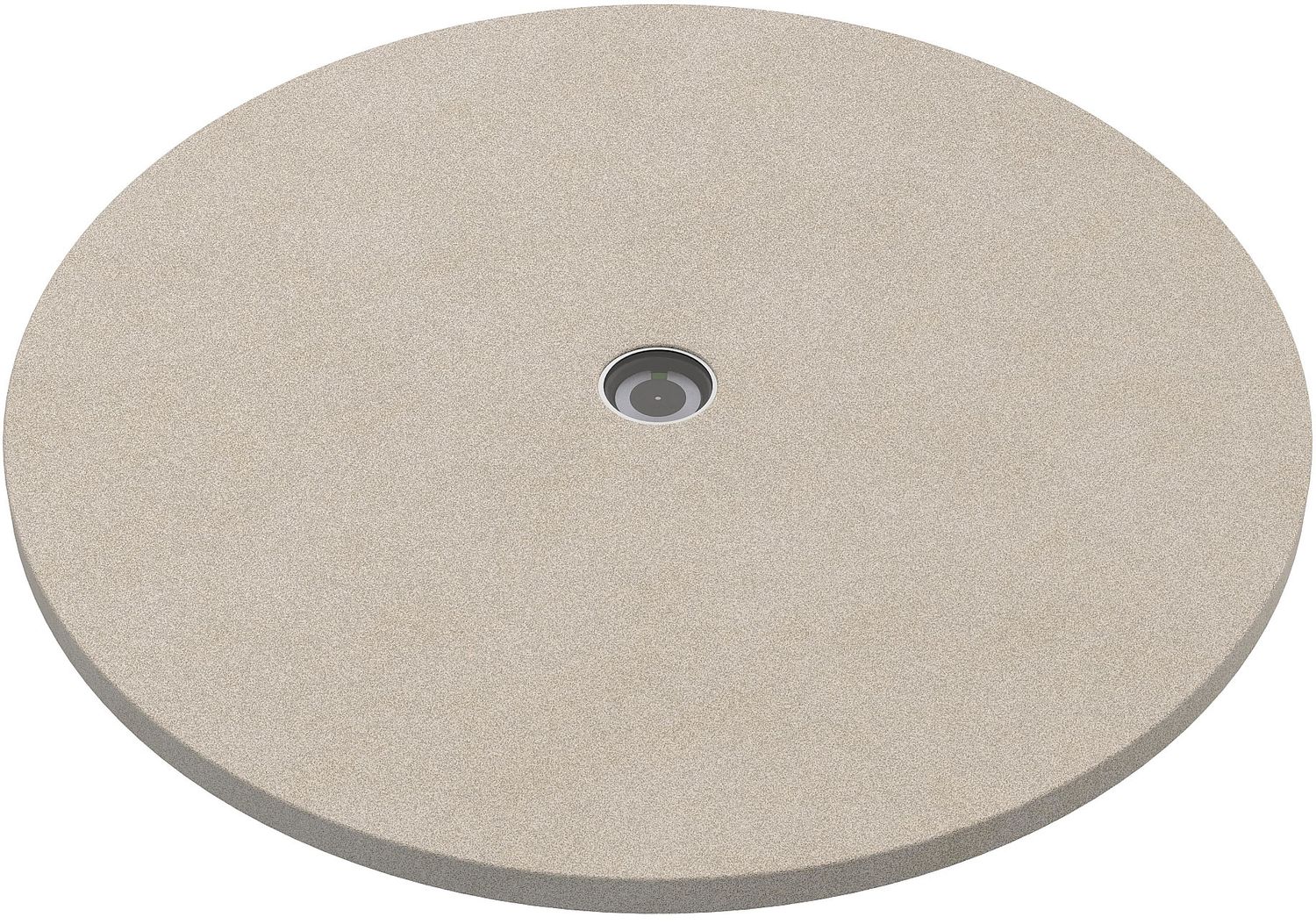 Pizzastein cordierit Ø 41 cm med temperaturindikator Outdoorchef forfra