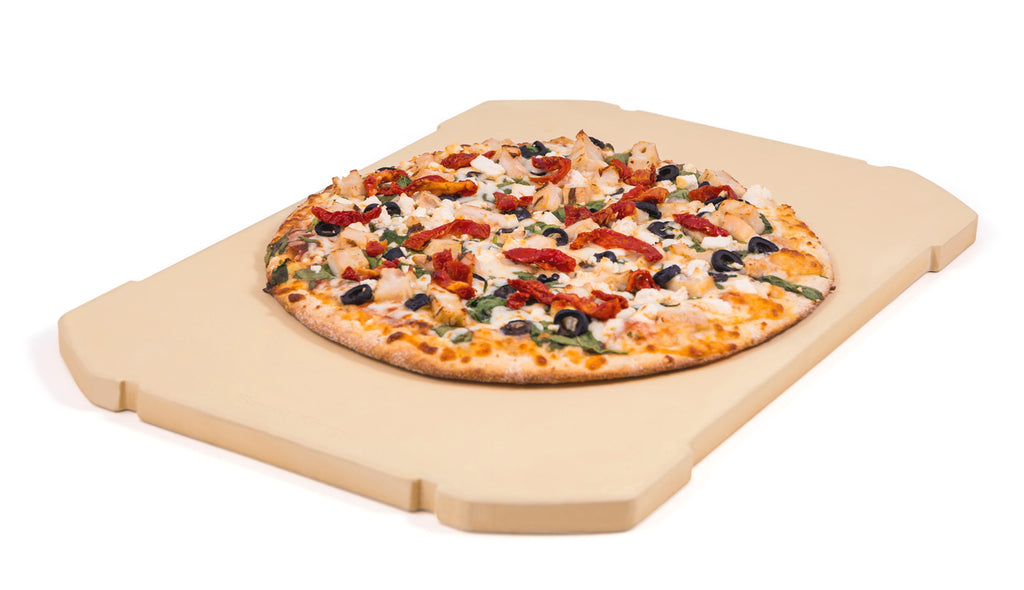 Baksiden av Pizzastein for Baron 44x31 cm cordierit Broil King