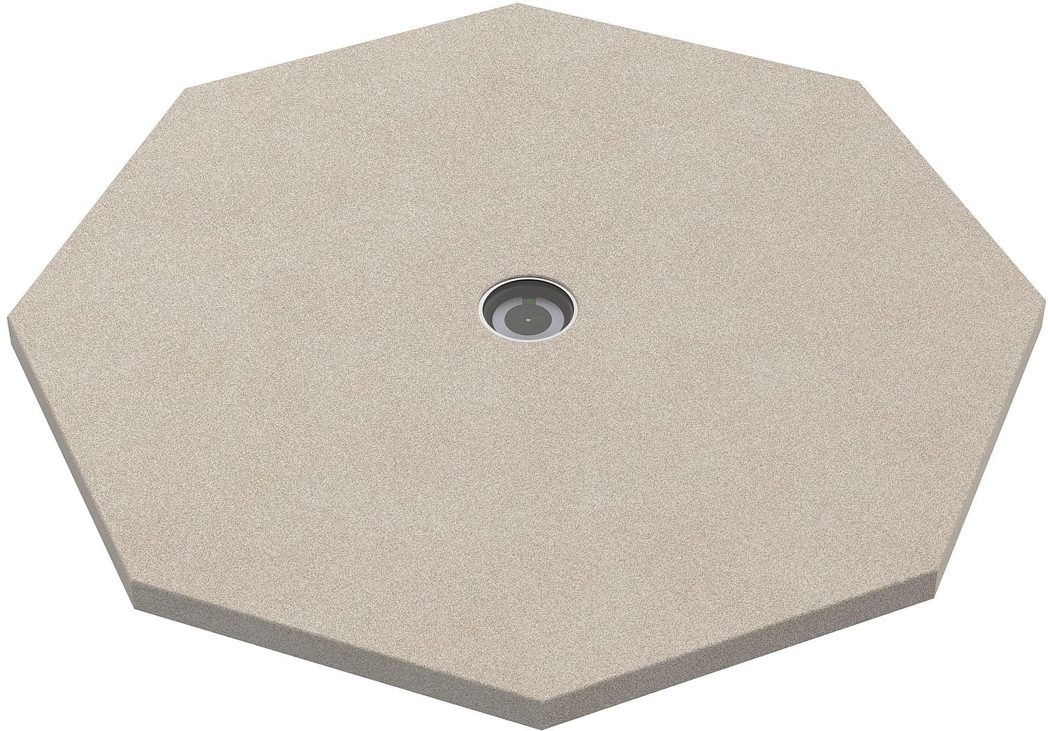 Pizzastein HEAT cordierit med temperaturindikator 36 cm forfra