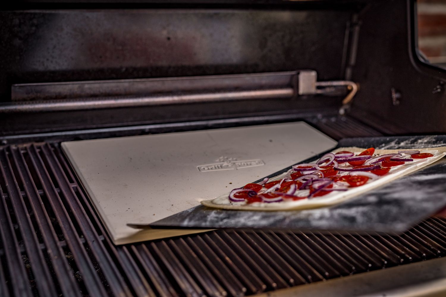 Pizzastein rektangulær 40 x 30 cm cordierit pakket