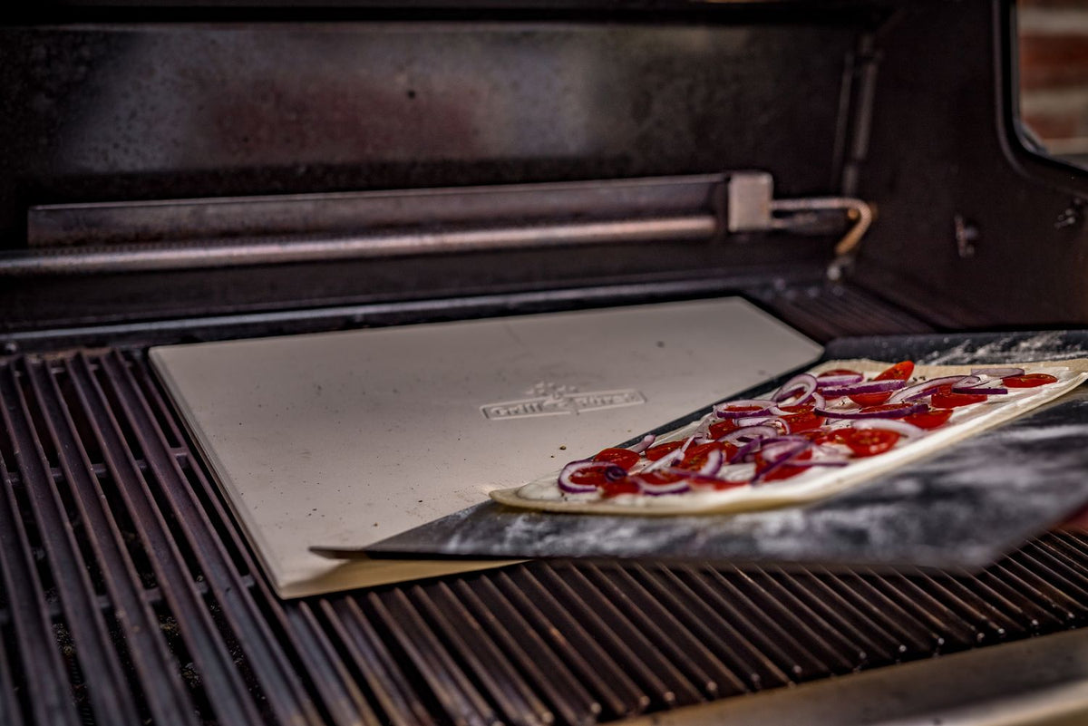 Pizzastein rektangulær 40 x 30 cm cordierit pakket