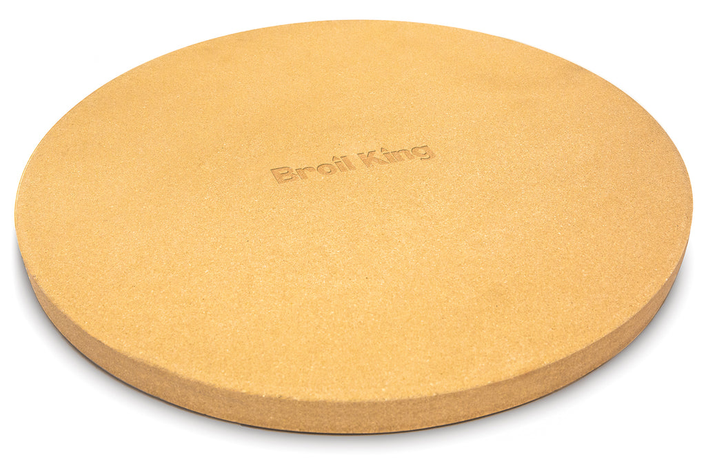 Pizzastein rund Ø 38 cm ekstra tykk 20 mm - Broil King forfra