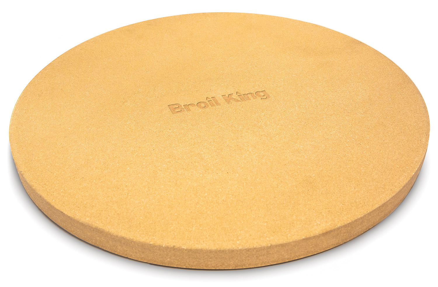 Pizzastein rund Ø 38 cm ekstra tykk 20 mm - Broil King forfra
