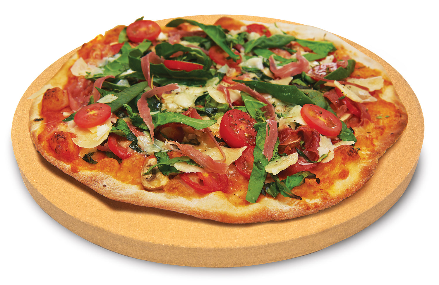 Pizzastein rund Ø 38 cm ekstra tykk 20 mm - Broil King bakside