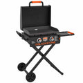 Plancha bordgrill 22" med understell og lokk - Blackstone forfra