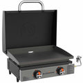 Plancha bordgrill 22" med lokk 2 brennere 57 cm - Blackstone forfra