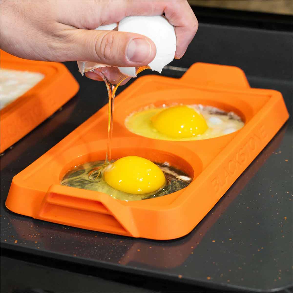 Plancha eggformsett 3-delt silikon - Blackstone bakside