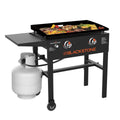 Plancha gassgrill 28" Griddle 2 brennere 73 cm Blackstone forfra