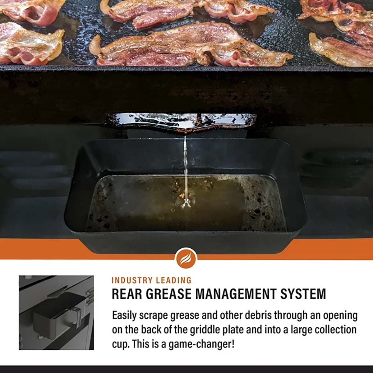 Montert Plancha gassgrill 36" med Airfryer 4 brennere 91 cm Blackstone