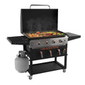 Plancha gassgrill 36" med Airfryer 4 brennere 91 cm Blackstone forfra
