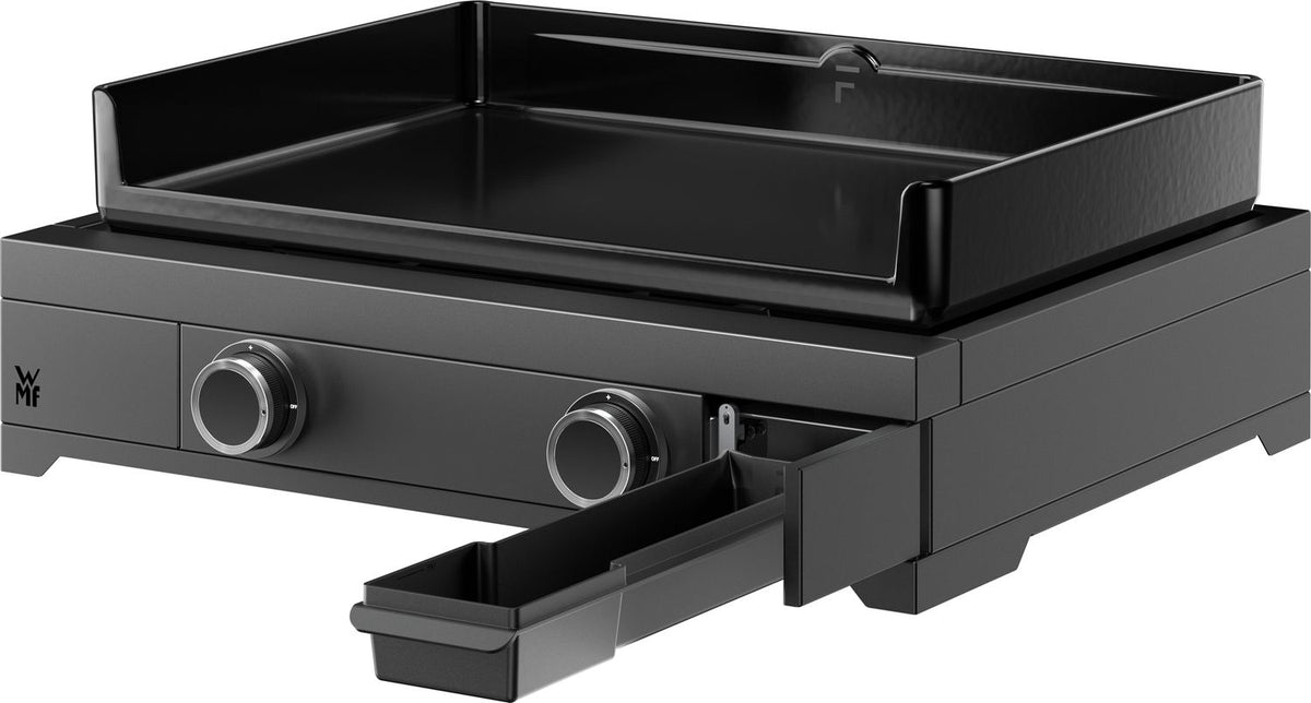 Montert Plancha gassgrill Edition One 60 cm med to brennere WMF