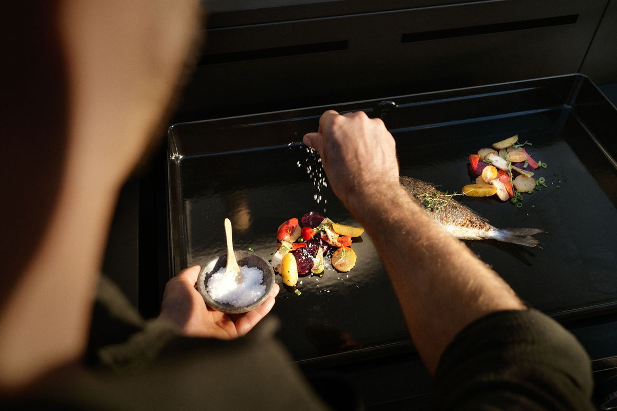 Plancha gassgrill Edition One 75 cm støpejern 3 brennere - WMF oversikt