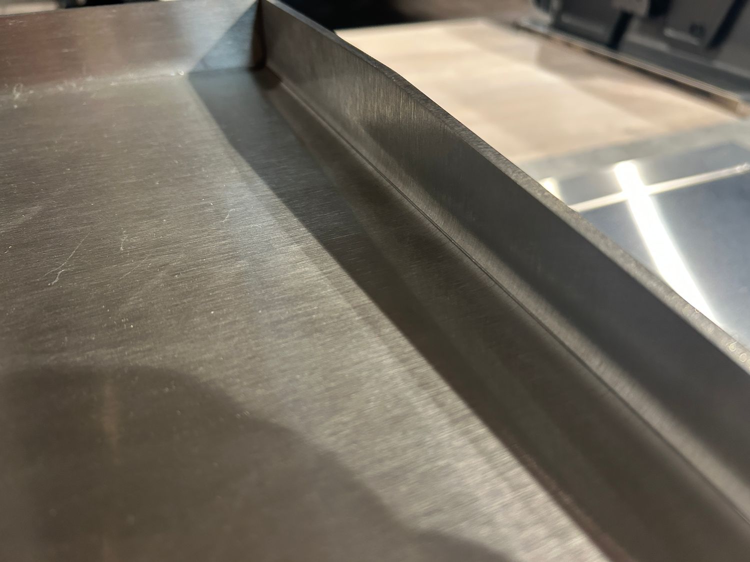 Plancha grill 2 brennere 7 kW rustfritt stål 56 cm med fettoppsamler