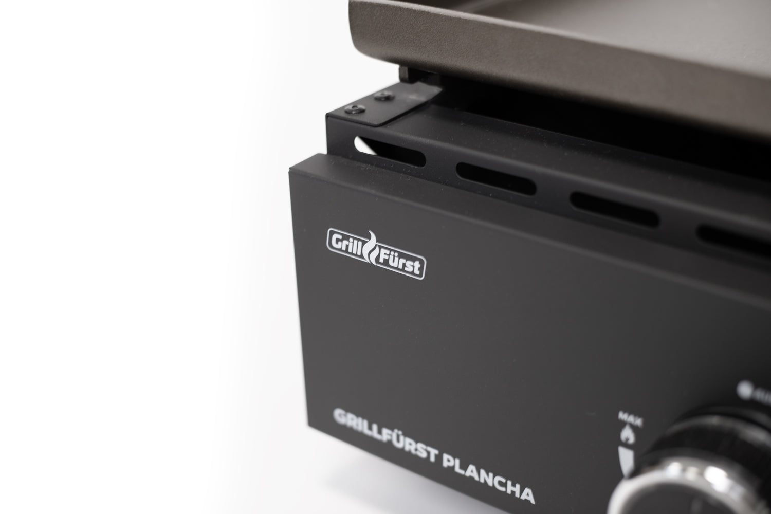 Plancha grill 2 brennere 7 kW rustfritt stål med tilbehør med fettavløp