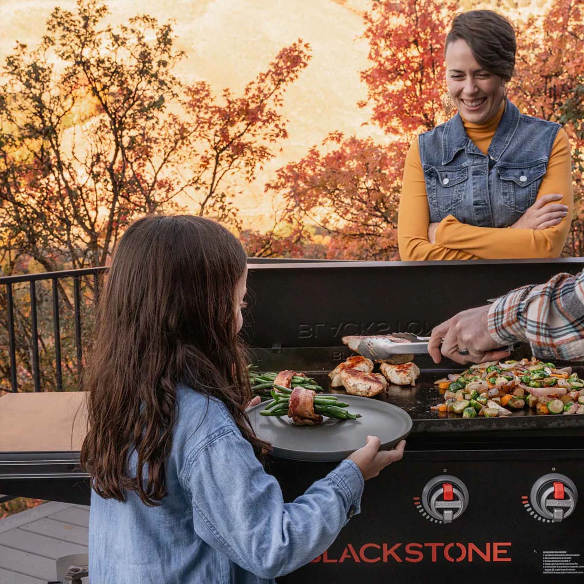 Plancha grill 36" Griddle med hardcover 4 brennere 91 cm - Blackstone fettavløpssystem