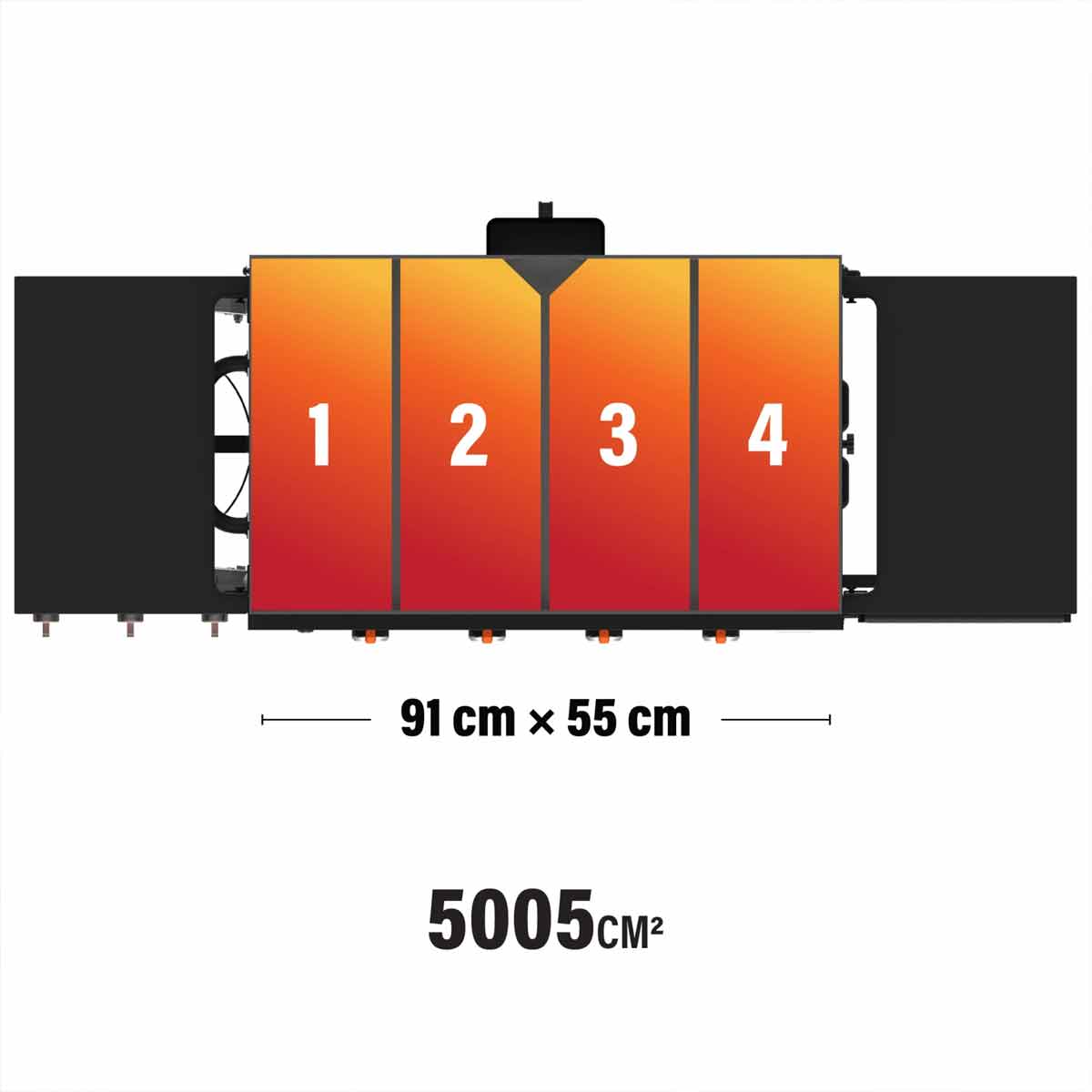 Plancha grill 36" Griddle med hardcover 4 brennere 91 cm - Blackstone