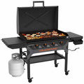 Plancha grill 36" Iron Forged inkl. lokk 4 brennere - Blackstone forfra