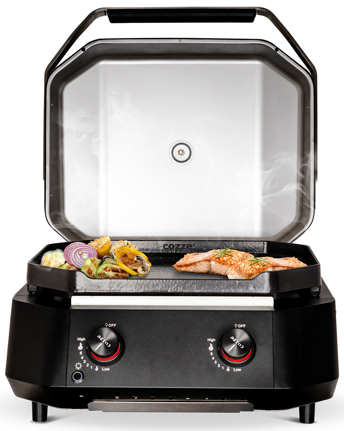 Plancha grill 500 med undervogn støpejern bakside
