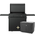 Plancha grill gass Edition One 75 cm med vogn og trekk - WMF forfra