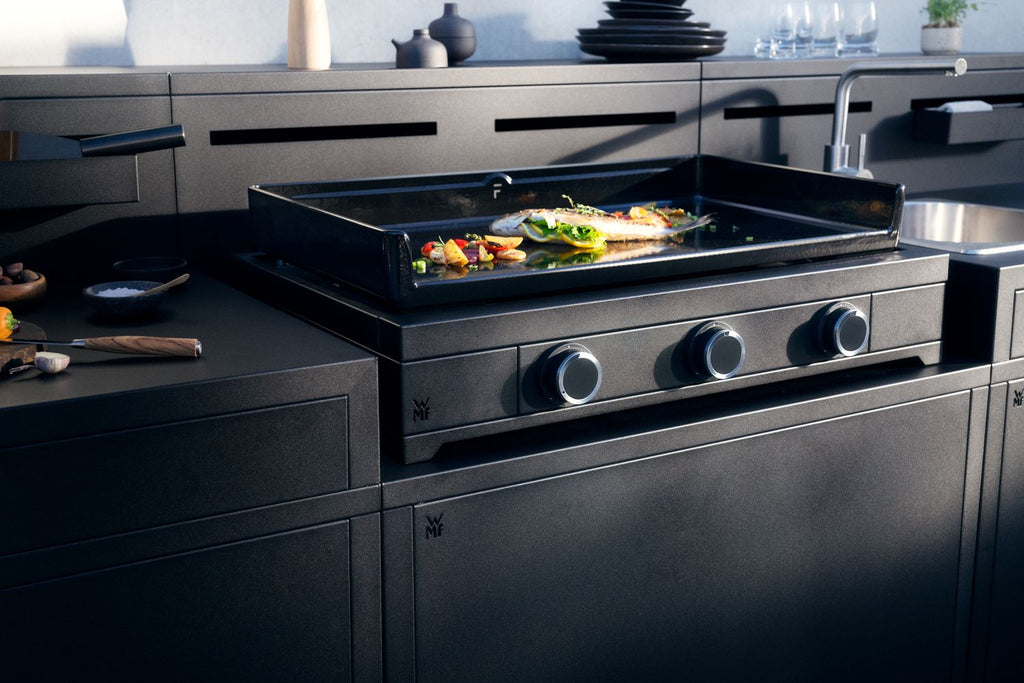 Plancha grill gass Edition One 75 cm med lokk montert