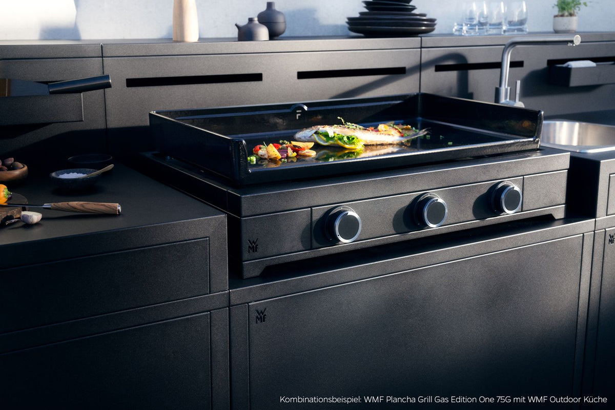 Plancha grill gass Edition One 75 cm med lokk og trekk grillflate