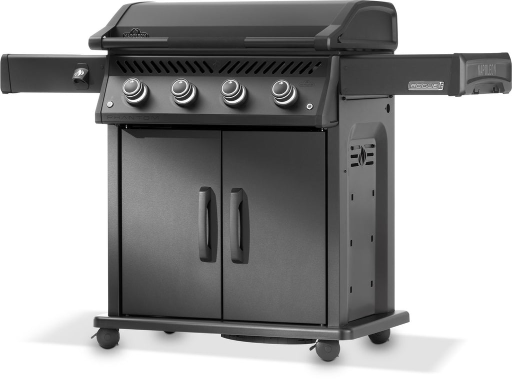 Detalj av plancha i rustfritt stål på Phantom Rogue Pro 30