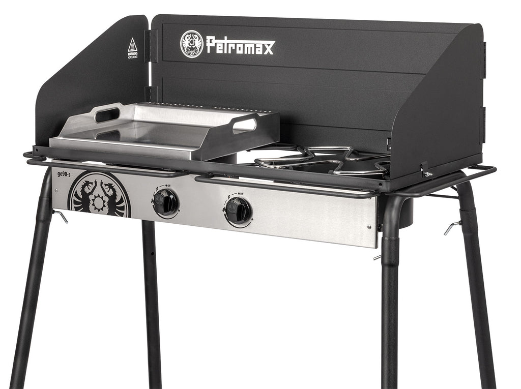 Detaljbilde av plancha grillplate på Plancha grill sett GE90 Petromax