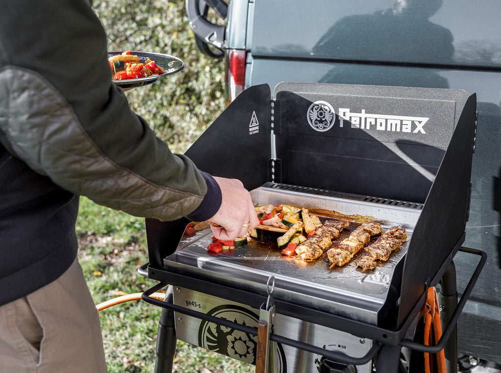 Plancha grill sett GE45 med grillplate bakside