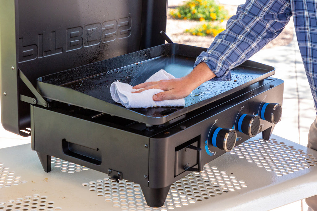 Plancha grill Ultimate 3-brenner med understell komplett oversikt