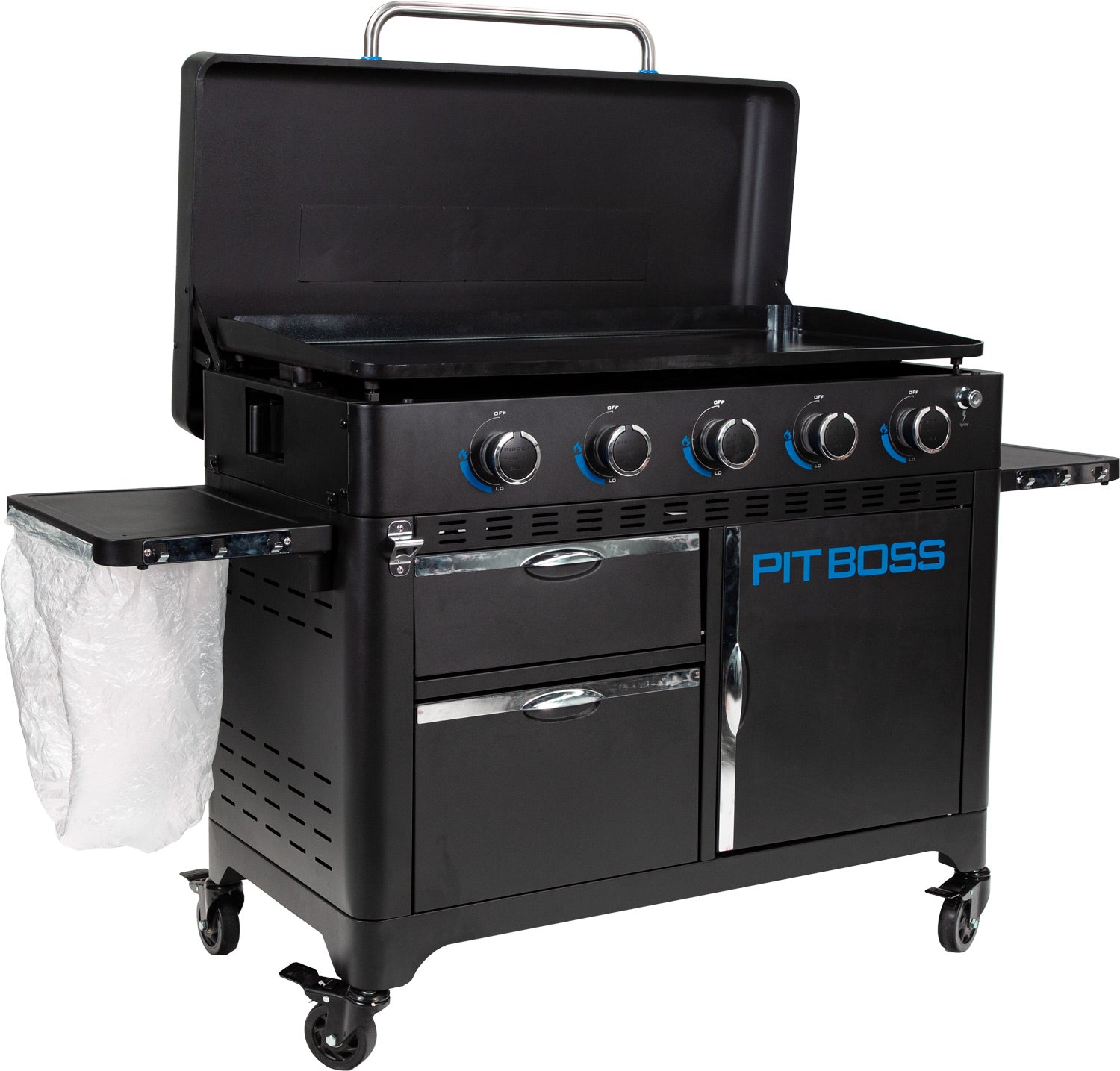 Plancha grill Ultimate 5-brenner grillstasjon - Pit Boss fettoppsamlingsskuff