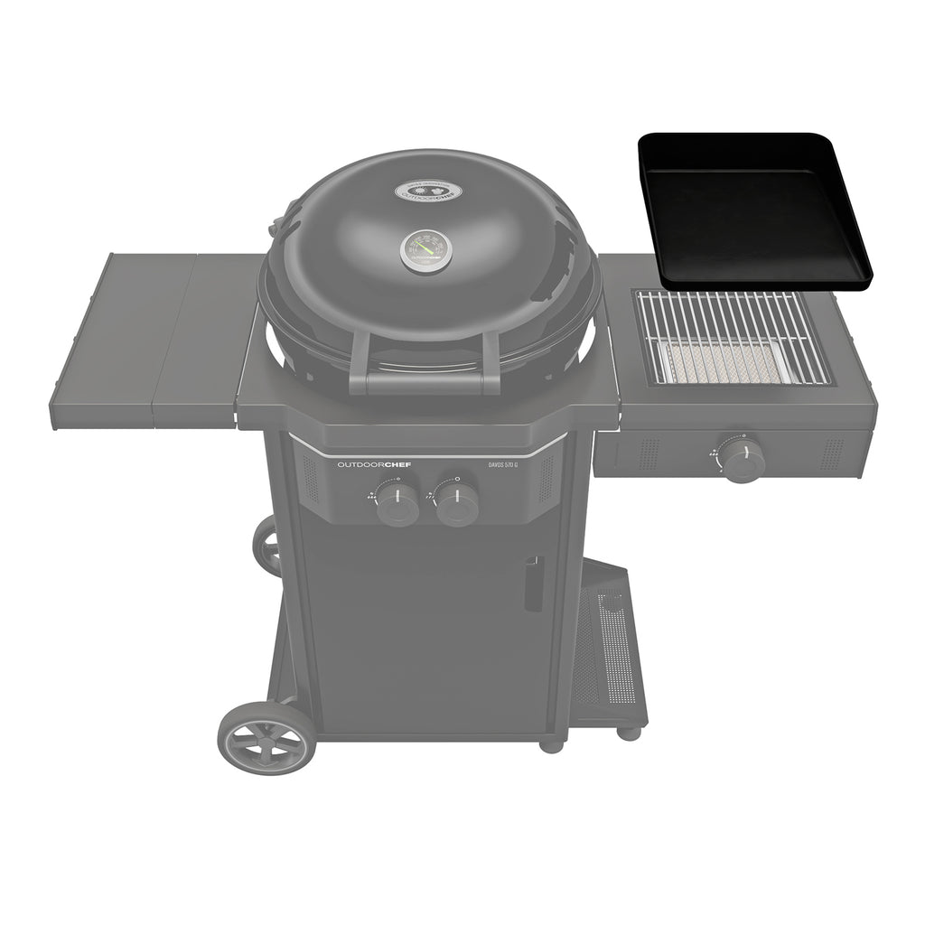Plancha L støpejern for Blazing/Cooking Zone 32x38 cm bakside