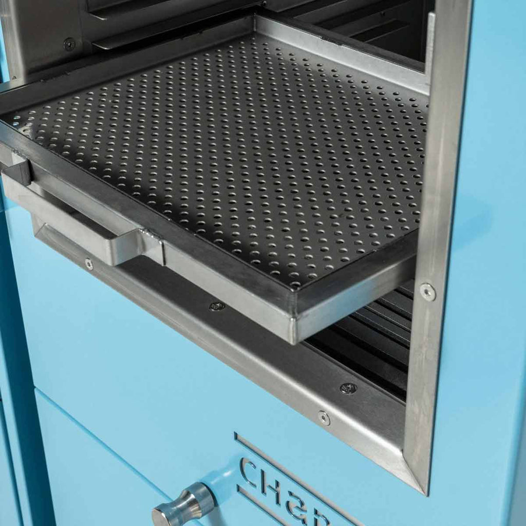 Montert Plancha perforert rustfritt stål - Charlie Oven på grill