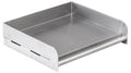 Plancha rustfritt stål 32 x 28 cm grillplate forfra