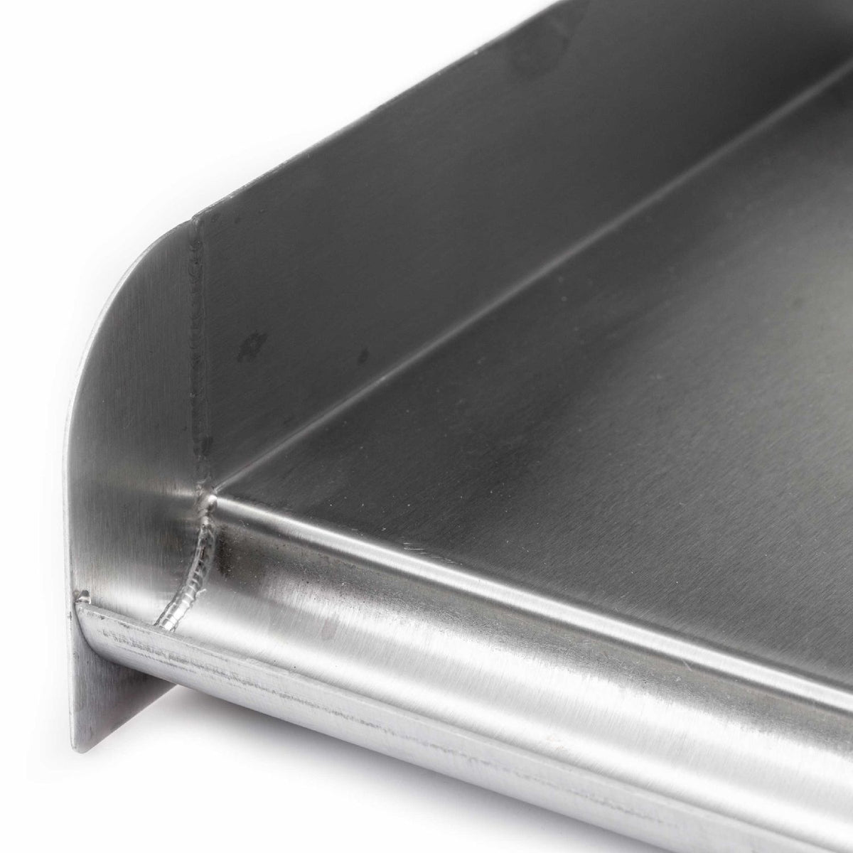 Plancha rustfritt stål 32 x 28 cm grillplate rengjøring