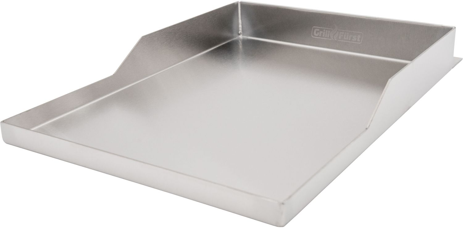 Plancha rustfritt stål 45x29 cm for Napoleon Rogue forfra