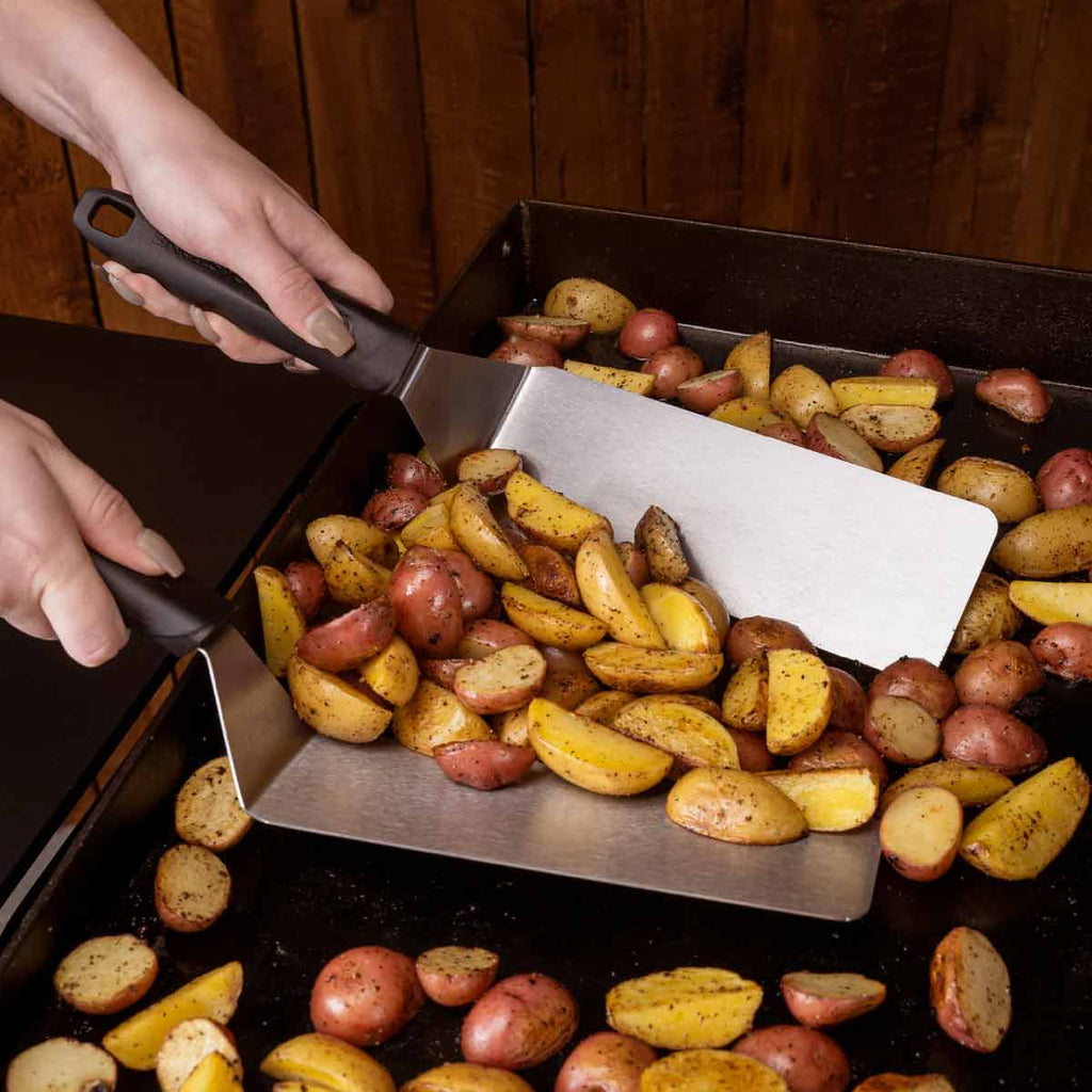 Plancha tilbehørssett 5-delt for grillplate - Blackstone detalj av stekespader