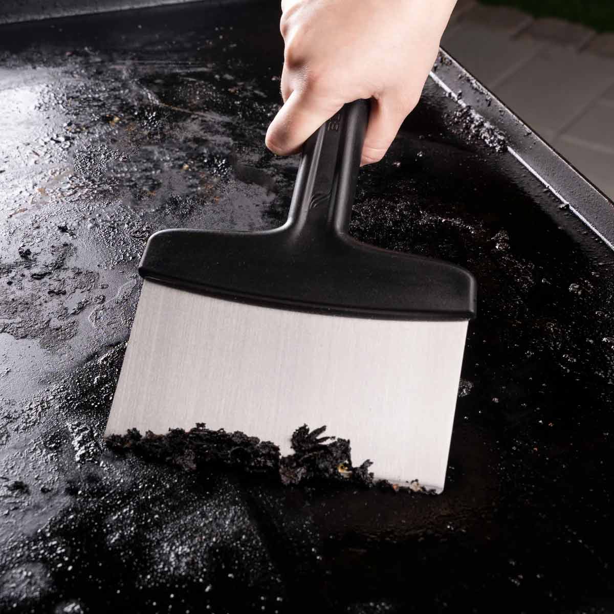 Plancha tilbehørssett 5-delt for grillplate - Blackstone detalj av skrape