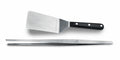 Plancha verktøysett med grillspade og pinsett Outdoorchef forfra