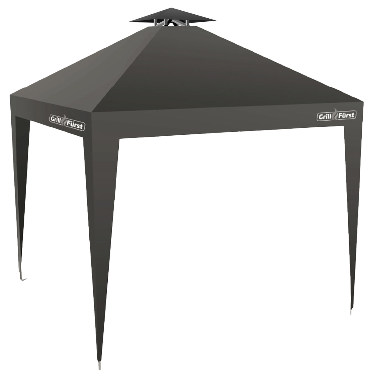 Pop-up grillpaviljong 3x3 m med røykventil Grillfürst front