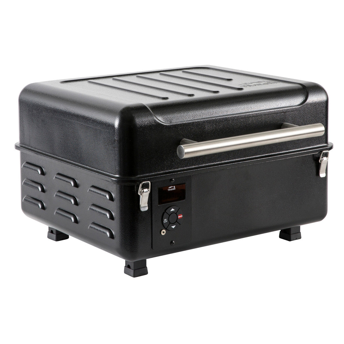 Portabel pelletsgrill Ranger svart med transportveske - Traeger bakside