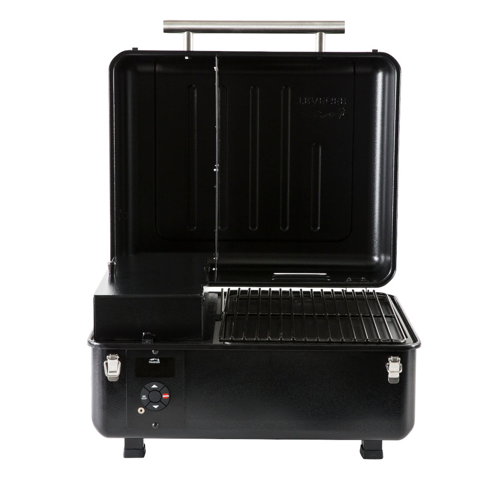 Portabel pelletsgrill Ranger svart med transportveske - Traeger montert