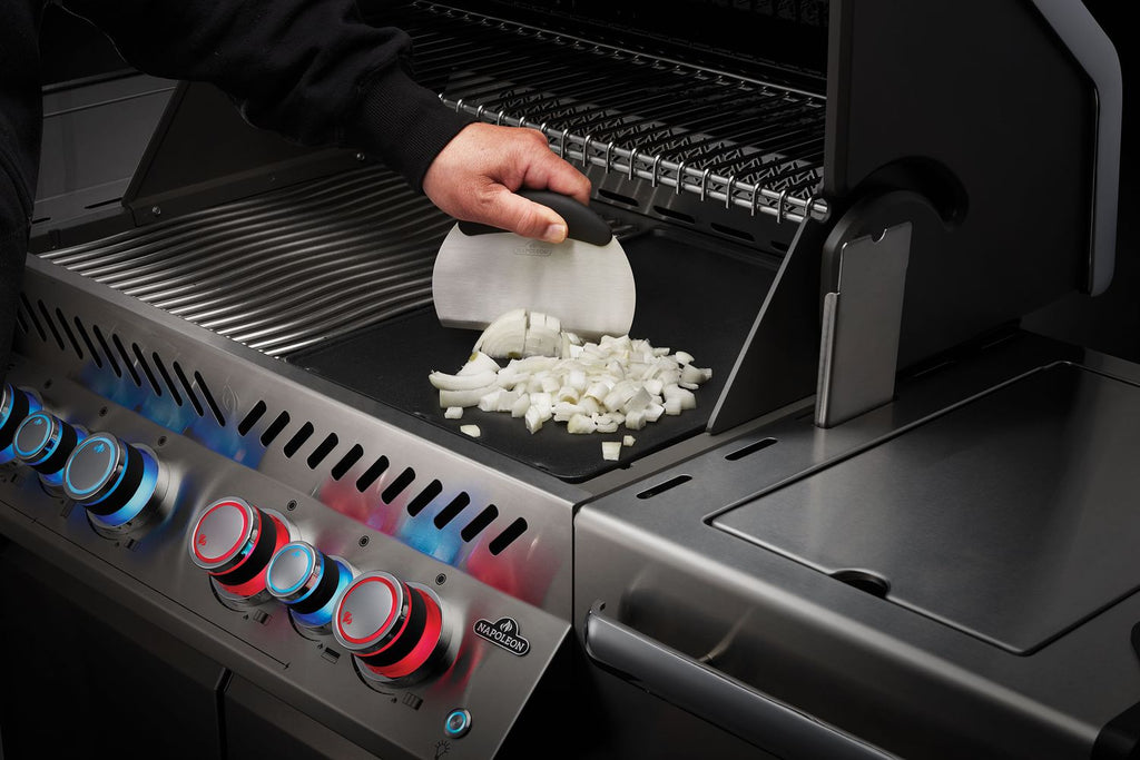 Bakside av Pro Griddle plancha verktøysett 3-delt rustfritt stål - Napoleon